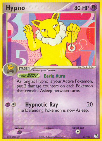 Hypno (25/112) [EX: FireRed & LeafGreen] - Comfy Hobbies
