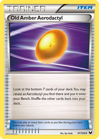 Old Amber Aerodactyl (97/108) [Black & White: Dark Explorers] - Comfy Hobbies