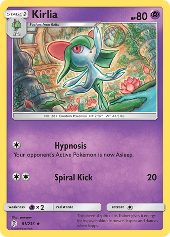 Kirlia (81/236) [Sun & Moon: Cosmic Eclipse] - Comfy Hobbies
