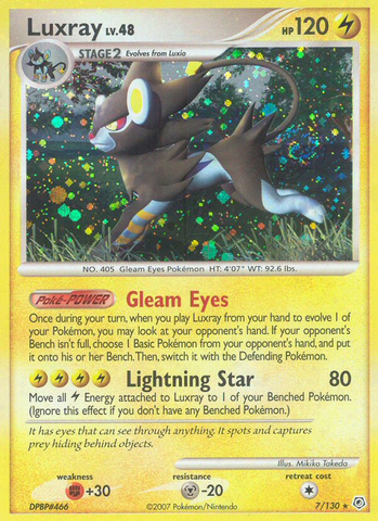 Luxray (7/130) [Diamond & Pearl: Base Set] - Comfy Hobbies