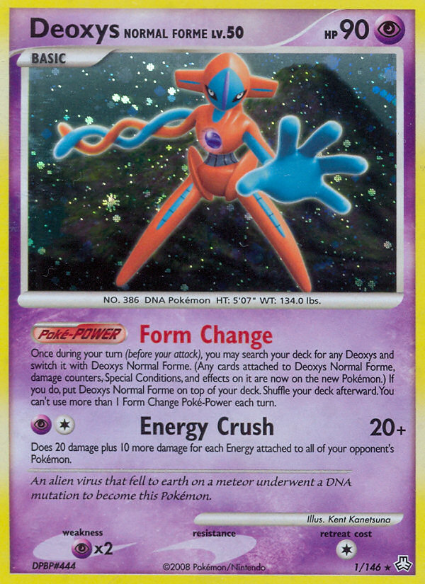 Deoxys Normal Forme (1/146) [Diamond & Pearl: Legends Awakened] - Comfy Hobbies