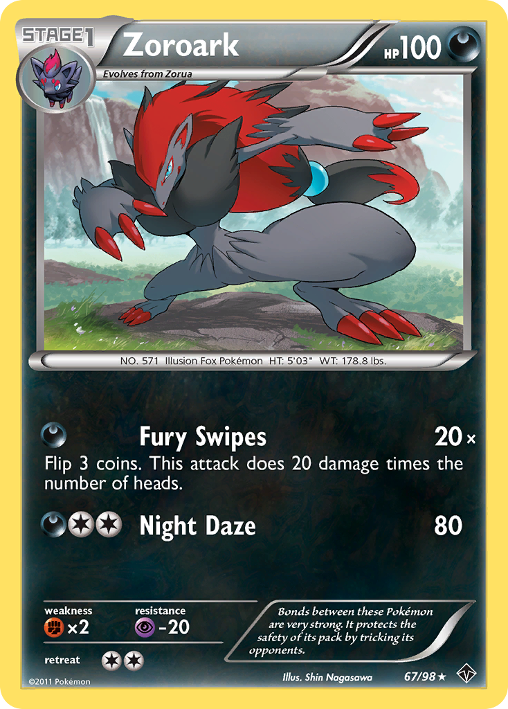 Zoroark (67/98) [Black & White: Emerging Powers] - Comfy Hobbies