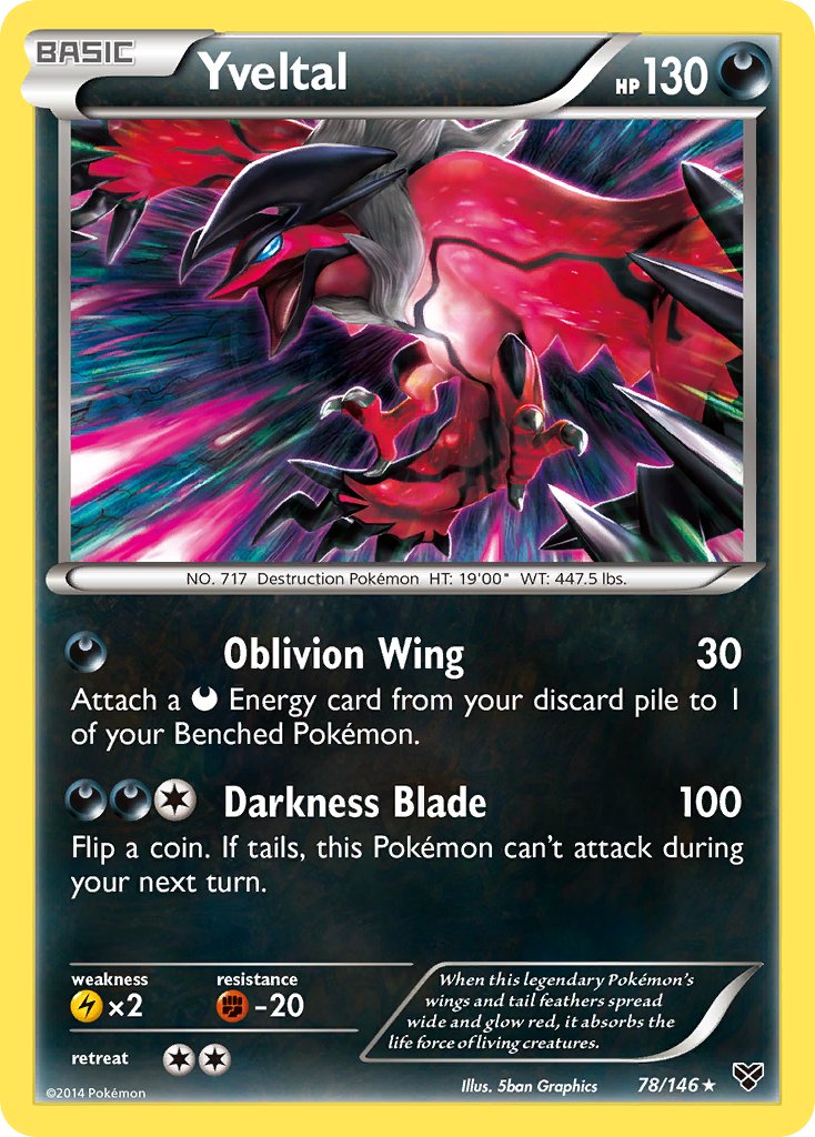 Yveltal (78/146) (Theme Deck Exclusive) [XY: Base Set] - Comfy Hobbies