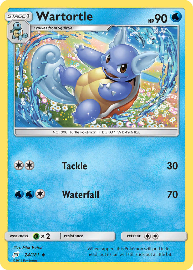 Wartortle (24/181) [Sun & Moon: Team Up] - Comfy Hobbies