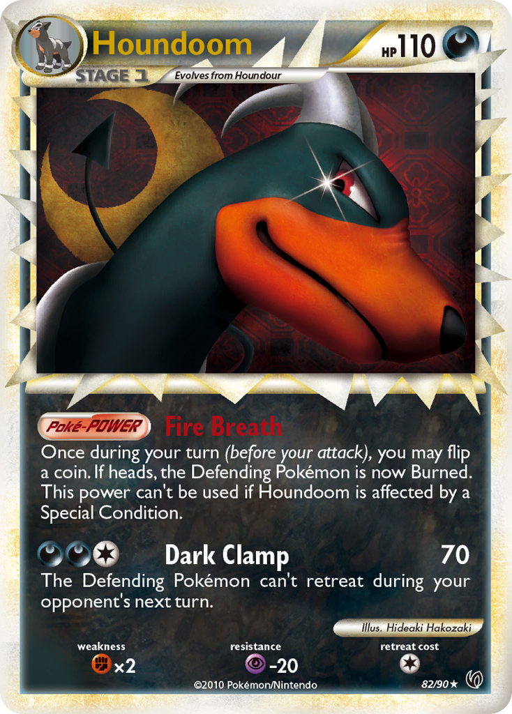 Houndoom (82/90) [HeartGold & SoulSilver: Undaunted] - Comfy Hobbies