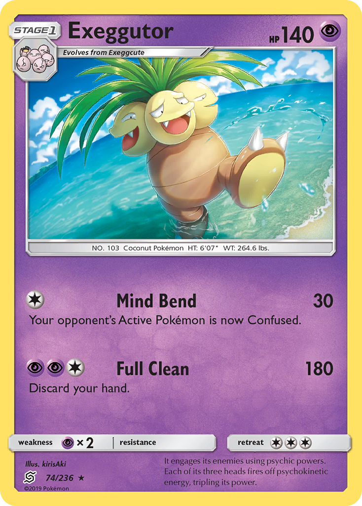 Exeggutor (74/236) [Sun & Moon: Unified Minds] - Comfy Hobbies