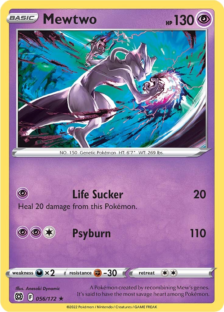 Mewtwo (056/172) [Sword & Shield: Brilliant Stars] - Comfy Hobbies