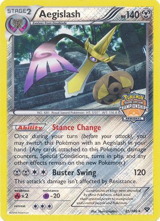 Aegislash (85/146) (Regional Championship Promo) [XY: Base Set] - Comfy Hobbies