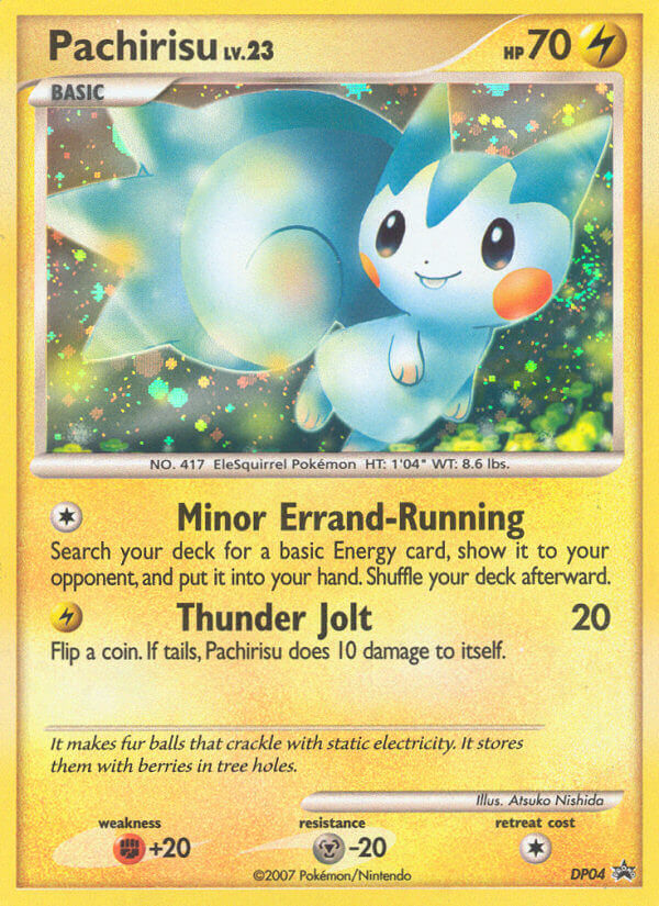 Pachirisu (DP04) [Diamond & Pearl: Black Star Promos] - Comfy Hobbies
