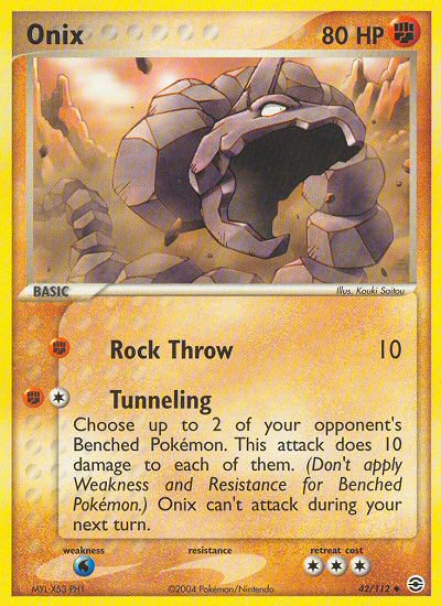 Onix (42/112) [EX: FireRed & LeafGreen] - Comfy Hobbies