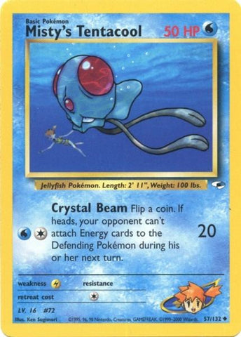 Misty's Tentacool (57/132) [Gym Heroes Unlimited] - Comfy Hobbies