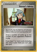 Steven's Advice (83/108) (Stamped) [EX: Power Keepers] - Comfy Hobbies