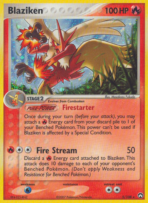 Blaziken (5/108) [EX: Power Keepers] - Comfy Hobbies