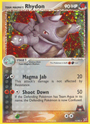 Team Magma's Rhydon (11/95) [EX: Team Magma vs Team Aqua] - Comfy Hobbies