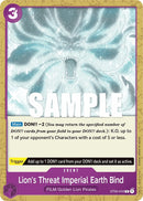 Lion's Threat Imperial Earth Bind [Starter Deck: Film Edition] - Comfy Hobbies