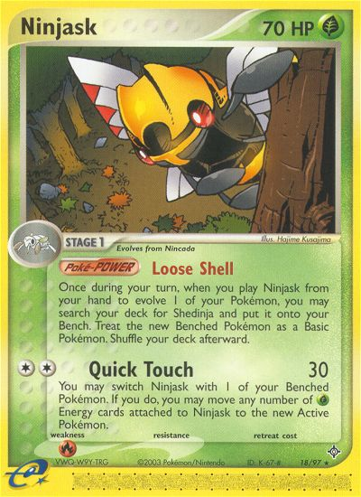 Ninjask (18/97) [EX: Dragon] - Comfy Hobbies