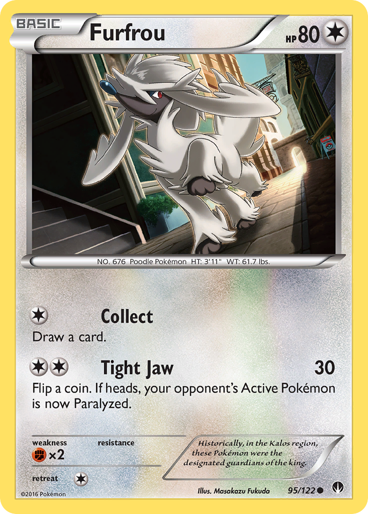 Furfrou (95/122) [XY: BREAKpoint] - Comfy Hobbies
