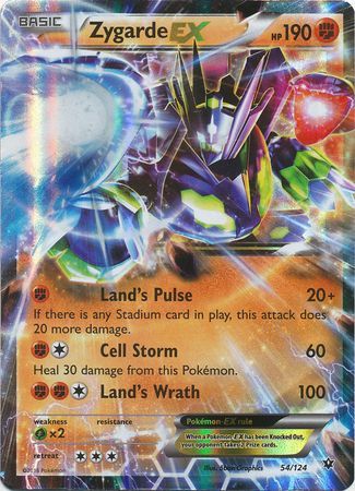 Zygarde EX (54/124) (Jumbo Card) [XY: Fates Collide] - Comfy Hobbies