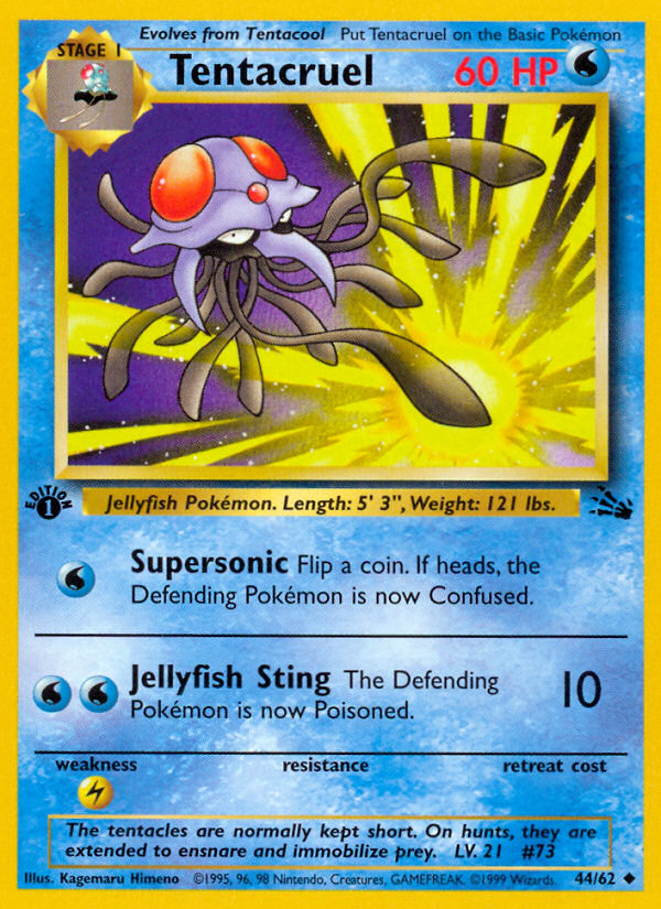 Tentacruel (44/62) [Fossil 1st Edition] - Comfy Hobbies