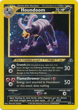 Houndoom (4/75) [Neo Discovery Unlimited] - Comfy Hobbies