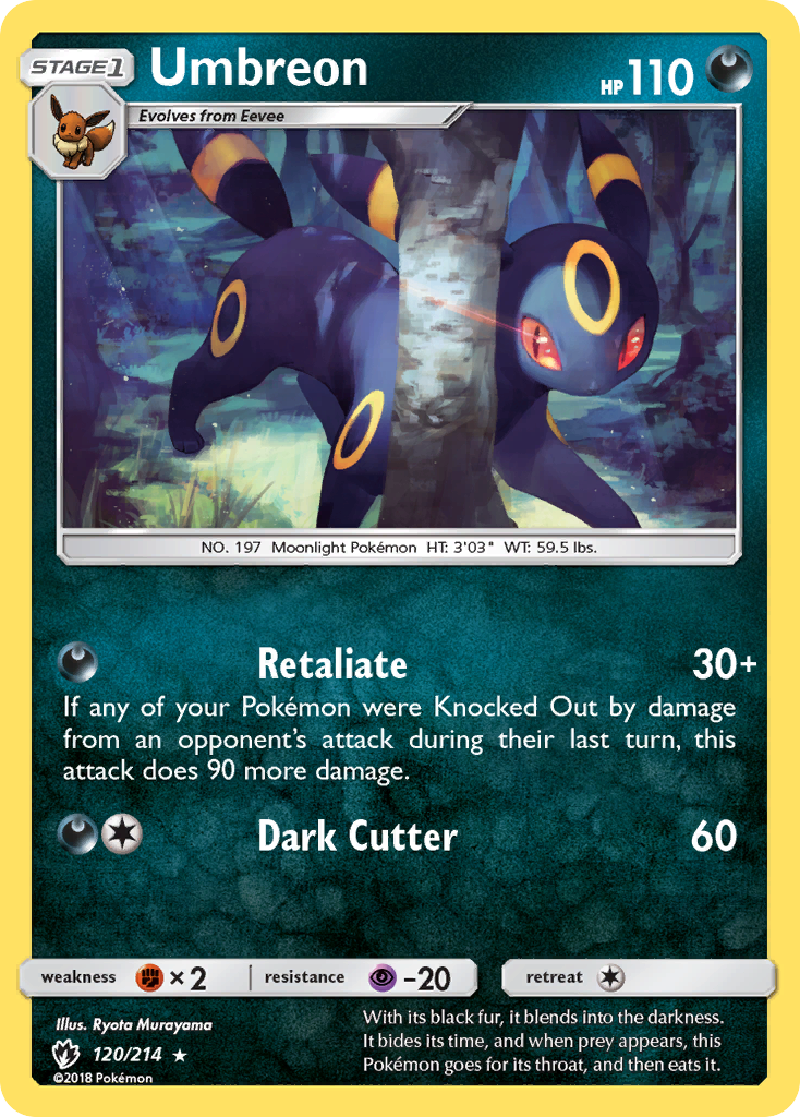 Umbreon (120/214) [Sun & Moon: Lost Thunder] - Comfy Hobbies