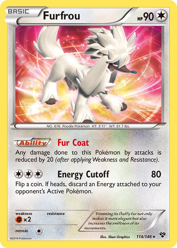 Furfrou (114/146)(Cosmos Holo) (Blister Exclusive) [XY: Base Set] - Comfy Hobbies