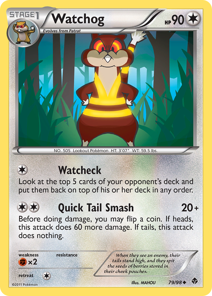 Watchog (79/98) [Black & White: Emerging Powers] - Comfy Hobbies