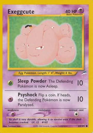 Exeggcute (64/105) [Neo Destiny Unlimited] - Comfy Hobbies