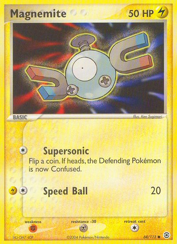 Magnemite (68/112) [EX: FireRed & LeafGreen] - Comfy Hobbies