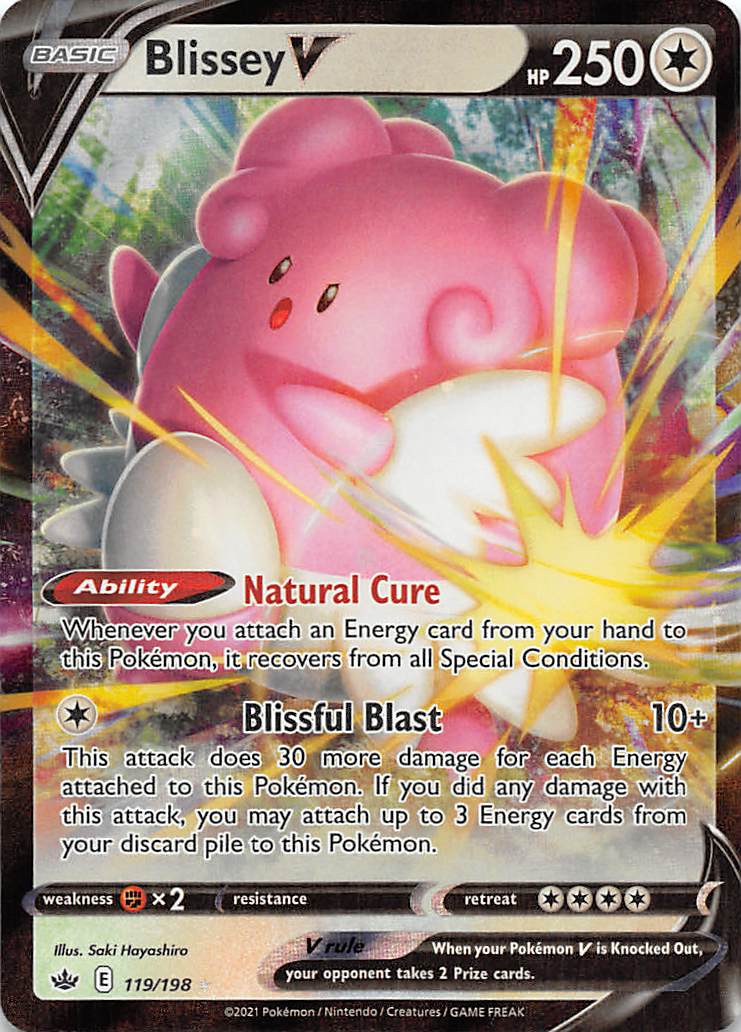 Blissey V (119/198) [Sword & Shield: Chilling Reign] - Comfy Hobbies