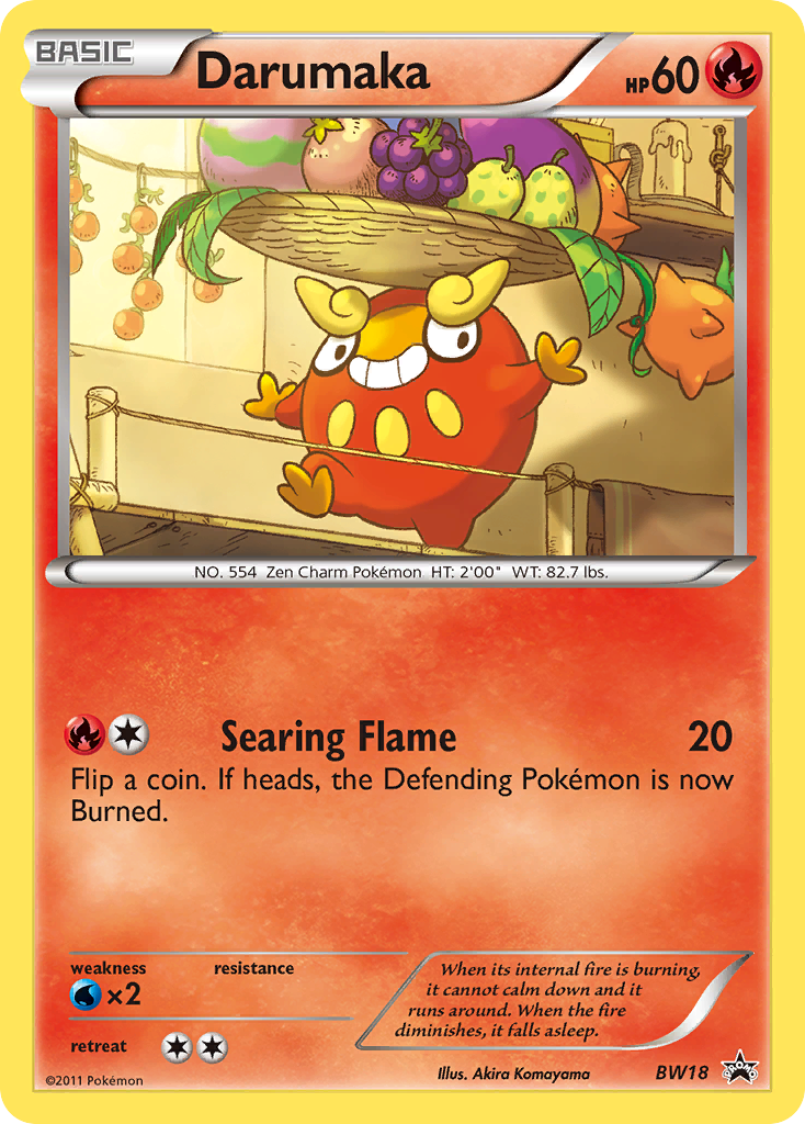 Darumaka (BW18) [Black & White: Black Star Promos] - Comfy Hobbies