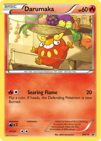 Darumaka (BW18) [Black & White: Black Star Promos] - Comfy Hobbies