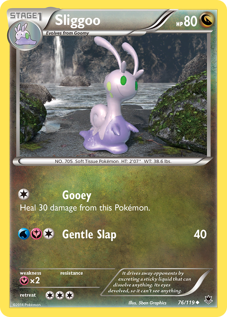 Sliggoo (76/119) [XY: Phantom Forces] - Comfy Hobbies