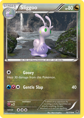 Sliggoo (76/119) [XY: Phantom Forces] - Comfy Hobbies