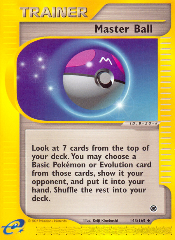 Master Ball (143/165) [Expedition: Base Set] - Comfy Hobbies