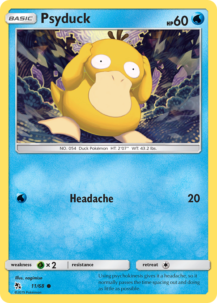 Psyduck (11/68) [Sun & Moon: Hidden Fates] - Comfy Hobbies