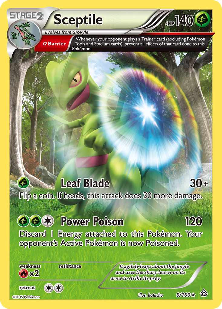 Sceptile (9/160) [XY: Primal Clash] - Comfy Hobbies