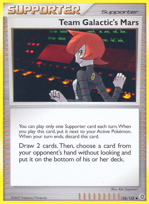Team Galactic's Mars (126/132) [Diamond & Pearl: Secret Wonders] - Comfy Hobbies