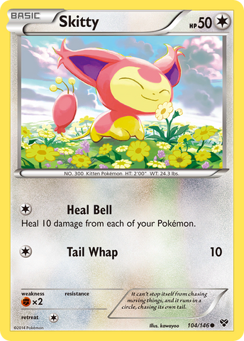 Skitty (104/146) [XY: Base Set] - Comfy Hobbies