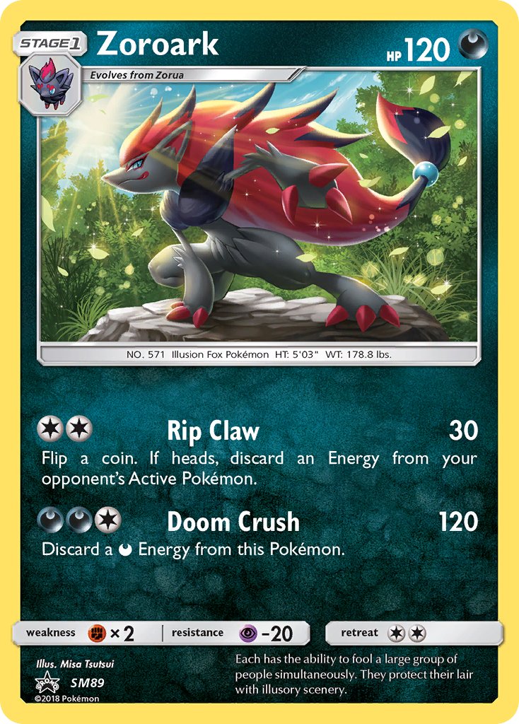 Zoroark (SM89) [Sun & Moon: Black Star Promos] - Comfy Hobbies