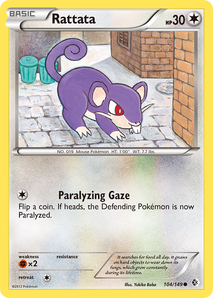 Rattata (104/149) [Black & White: Boundaries Crossed] - Comfy Hobbies