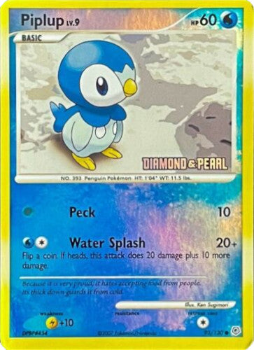 Piplup (93/130) (Diamond and Pearl) [Burger King Promos: 2008 Collection] - Comfy Hobbies