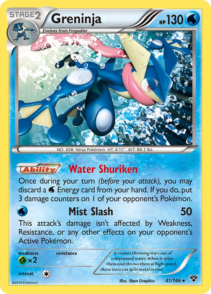 Greninja (41/146) (Cosmos Holo) (Blister Exclusive) [XY: Base Set] - Comfy Hobbies
