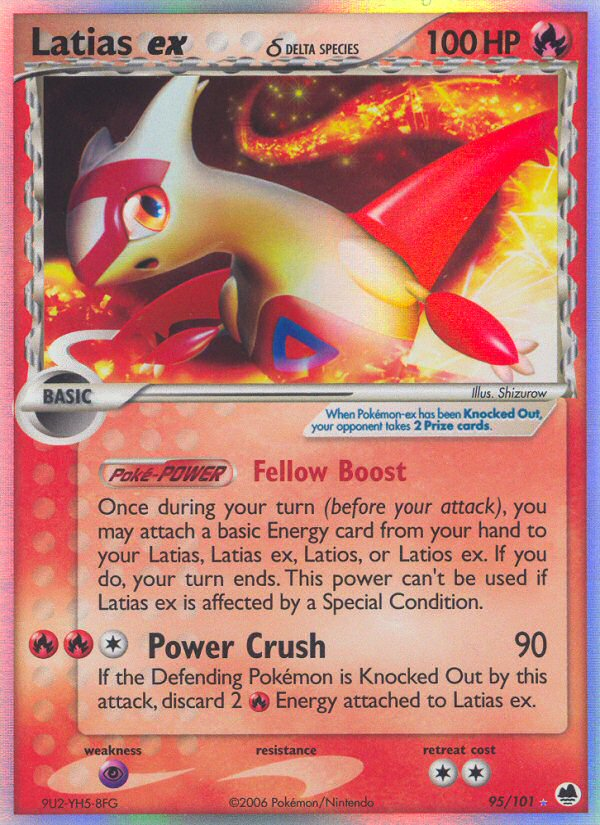 Latias ex (95/101) (Delta Species) [EX: Dragon Frontiers] - Comfy Hobbies