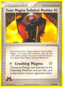 Team Magma Technical Machine 01 (84/95) [EX: Team Magma vs Team Aqua] - Comfy Hobbies