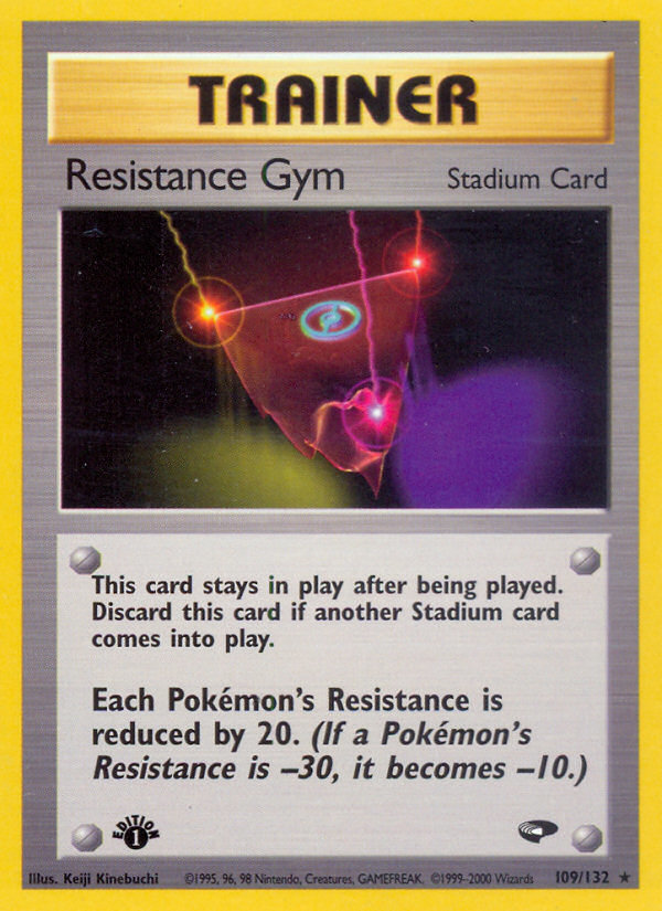 Resistance Gym (109/132) [Gym Challenge 1st Edition] - Comfy Hobbies