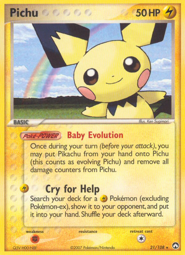 Pichu (21/108) [EX: Power Keepers] - Comfy Hobbies