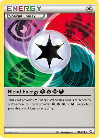 Blend Energy GrassFirePsychicDarkness (117/124) [Black & White: Dragons Exalted] - Comfy Hobbies