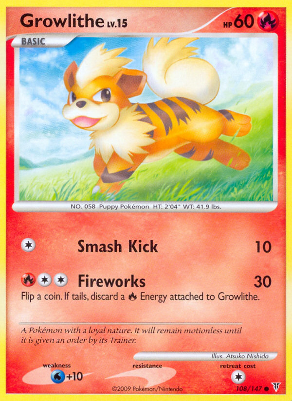 Growlithe (108/147) [Platinum: Supreme Victors] - Comfy Hobbies