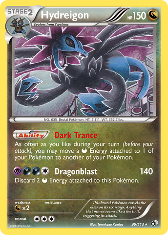 Hydreigon (99/113) [Black & White: Legendary Treasures] - Comfy Hobbies
